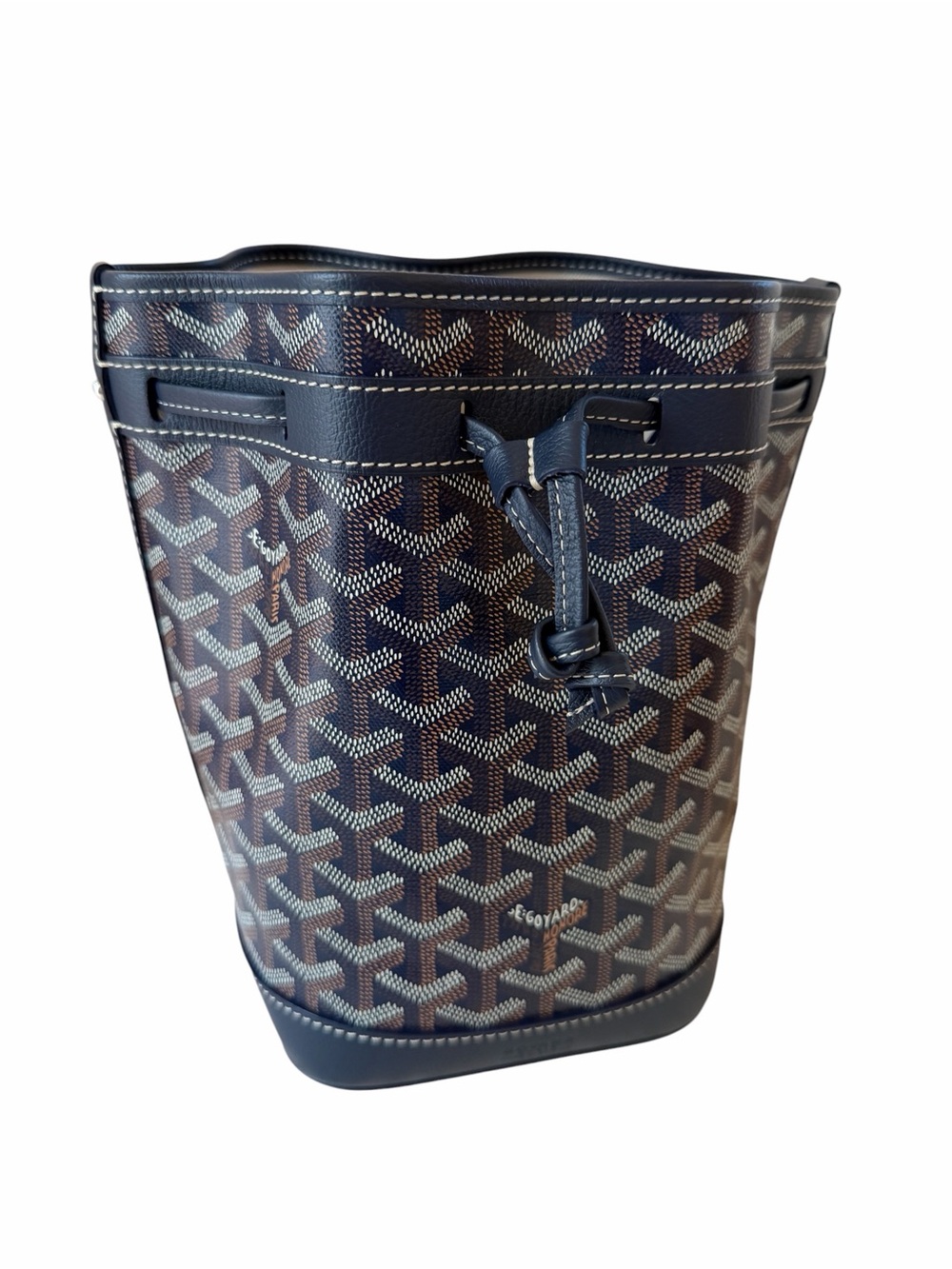 Goyard Petit Flot Bucket Bag PM Blue